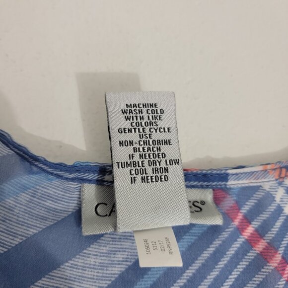 Catherines One Size Multicolor Kaftan Kimono Southwestern Boho Lightweight Geo - Picture 8 of 9